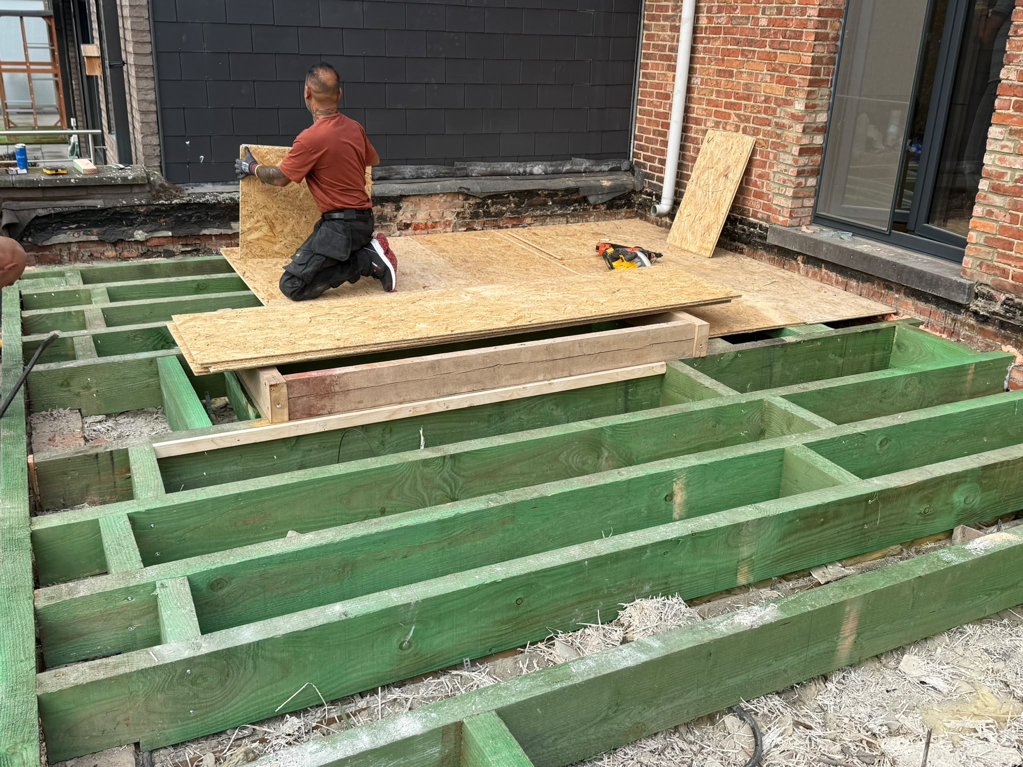Platte Daken werken